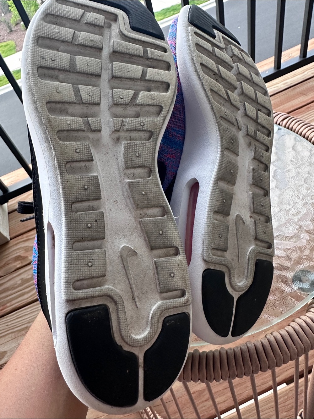 Nike Air Max Modern Flynit Running Shoes- Photo Blue and Pink - Picture 5 of 7